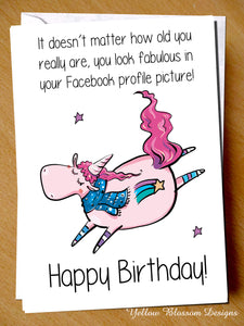 Funny Birthday Card Humorous Comical Best Friend Sister Daughter Brother Son Mum