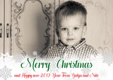 Personalised Christmas Cards Flat Or Folded ~ QUANTITY DISCOUNT AVAILABLE