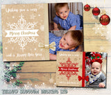 Elegant Christmas Photo Cards Magical ~ QUANTITY DISCOUNT AVAILABLE