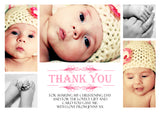 Multi Photo Collage - Custom Personalised Thank You Cards - Yellow Blossom Designs Ltd