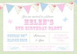 Children's Adult Hen Party Invitations - Boys Girls Joint Birthday Party Invites Twins Unisex Printed ~ QUANTITY DISCOUNT AVAILABLE - YellowBlossomDesignsLtd