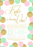 Glitter Effect Party Invitations - Boy Girl Unisex Joint Birthday Invites Boy Girl Joint Party Twins Unisex Printed ~ QUANTITY DISCOUNT AVAILABLE