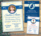 Be Our Guest Party Invitations - Boy Girl Joint Party Invites Twins Unisex Printed Children's Kids Child ~QUANTITY DISCOUNT AVAILABLE - YellowBlossomDesignsLtd