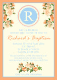 Initial Christening Invitations Boy Girl Unisex Twins Baptism Naming Day Ceremony Celebration Party ~ QUANTITY DISCOUNT AVAILABLE