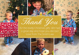 Montage Multiple Photos Boy Girl Personalised Folded Flat Christmas Thank You Photo Cards Family Child Kids ~ QUANTITY DISCOUNT AVAILABLE