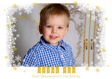 Beautiful Personalised Folded Flat Christmas Thank You Photo Cards Family Child Kids ~ QUANTITY DISCOUNT AVAILABLE