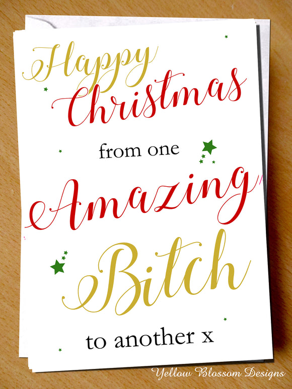 Happy Christmas From One Amazing Bitch To Another
