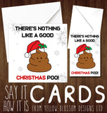 Christmas Poo Greetings Card