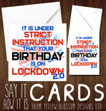 Strict Instruction That Your Birthday Is On Lockdown 2.0 ~ Corona