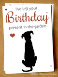 Funny Birthday Card Dog Pet Animal Pet Joke Comical Wife Husband Mum Dad Friend