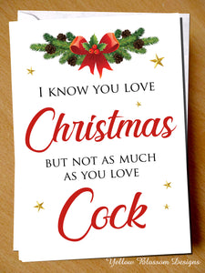 Christmas Love Funny Xmas Card