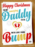 Happy Christmas Daddy From Bump