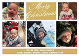 Personalised Folded Or Flat Christmas Photo Cards Family Child Kids ~ QUANTITY DISCOUNT AVAILABLE