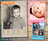 Elegant Photo Notes Personalised Birthday Thank You Cards Printed Kids Child Boys Girls Adult ~ QUANTITY DISCOUNT AVAILABLE