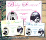 Baby Shower Invitations Boy Girl Unisex Twins Joint Party - Ultrasound Photo Print ~ QUANTITY DISCOUNT AVAILABLE - YellowBlossomDesignsLtd