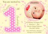 Adorable 1st Birthday Invitations - Boy Girl Joint Party Invites Twins Unisex Printed Children's Kids Child ~ QUANTITY DISCOUNT AVAILABLE - YellowBlossomDesignsLtd