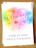 Big Miracles Come In Very Small Packages