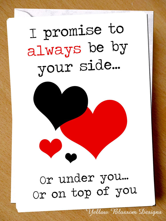 Funny Valentines Day Card Rude Joke Card for Husband Wife Fiance Anniversary Fun