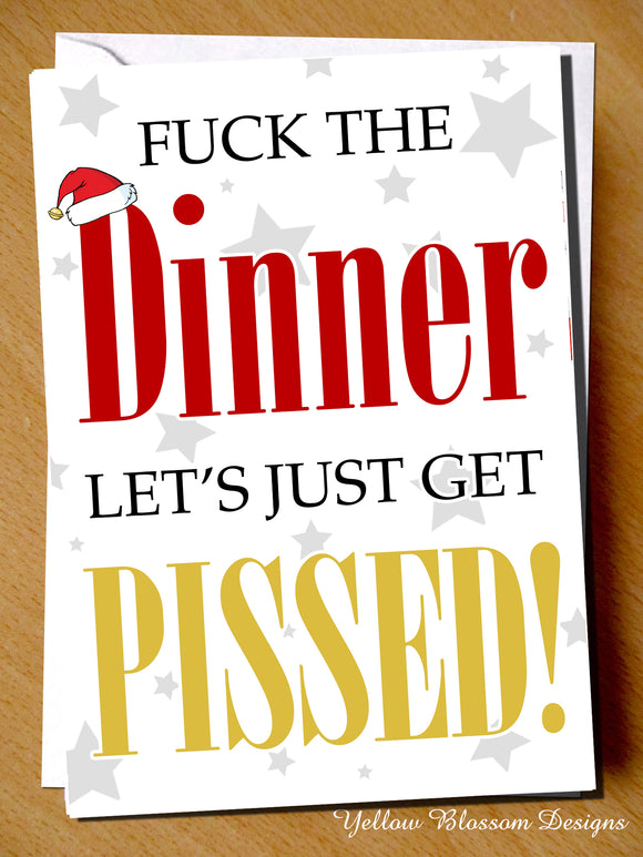 Funny Rude Adult Christmas Card Xmas Seasonal Joke Partner Friend Humourous Gift