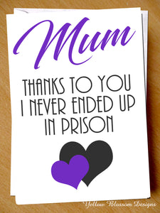 Mum Thanks To You I Never Ended Up In Prison