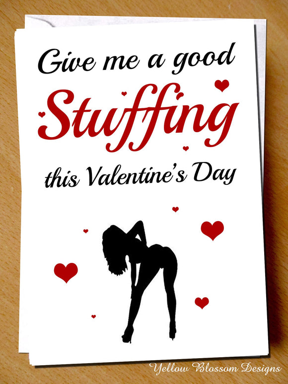Valentines Day Cards Funny Comedy Rude Cheeky Naughty Saucy Novelty Blunt Adult