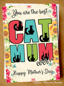 Copy of Best Cat Mum Ever! Card