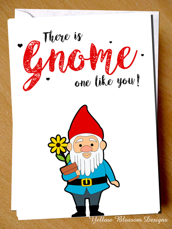 There Is Gnome One Like You ~ Greetings Card
