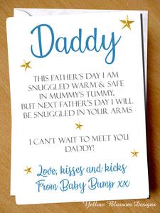 Pergnancy Father's Day Card