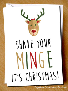 Shave Your Minge It's Christmas!