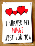I Shaved My Minge Just For You