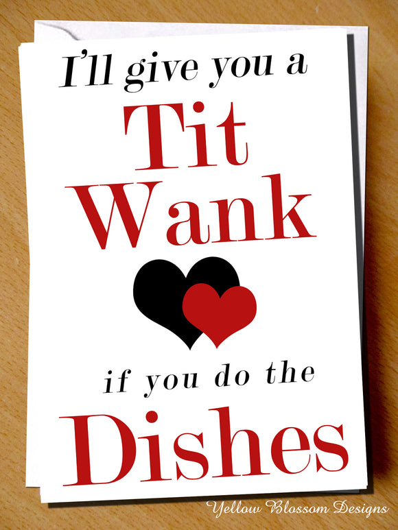I'll Give You A Tit Wank If You Do The Dishes
