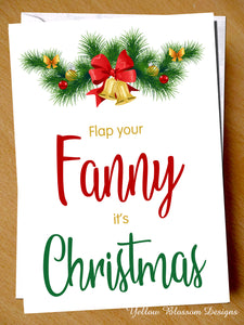 Funny Rude Christmas Card
