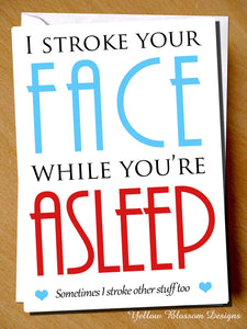 I Stroke Your Face While You're Asleep. Sometimes I Stroke Other Stuff Too