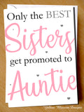 Only The Best Sisters Get Promoted To Uncle Card