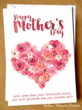 Mother's Day With Love From Your Favourite Child