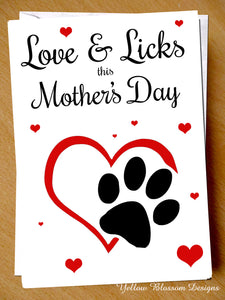 Love & Licks This Mother's Day Dog Pet Animal Cat