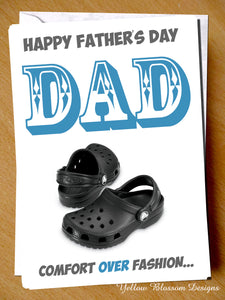 Crocs Comfort Over Fashion Dad