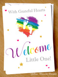 Grateful Hearts Premature Baby Greetings Card Preemie NICU New Born Miracle Support SCBU Love