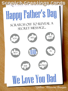 We Love You Dad Card