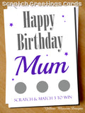 Pregnancy Announcement Scratch Card Mother's Day ~  Grandchild ~ Funny Joke Version Available