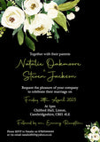 Botanical - Custom Personalised Invites - Yellow Blossom Designs Ltd