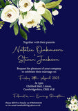 Botanical - Custom Personalised Invites - Yellow Blossom Designs Ltd