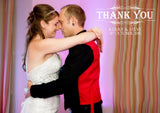 Elegant Classy Full Photo Notes Personalised Wedding Thank You Cards ~ QUANTITY DISCOUNT AVAILABLE