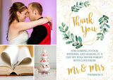 Greenery Rustic Thank You Notes